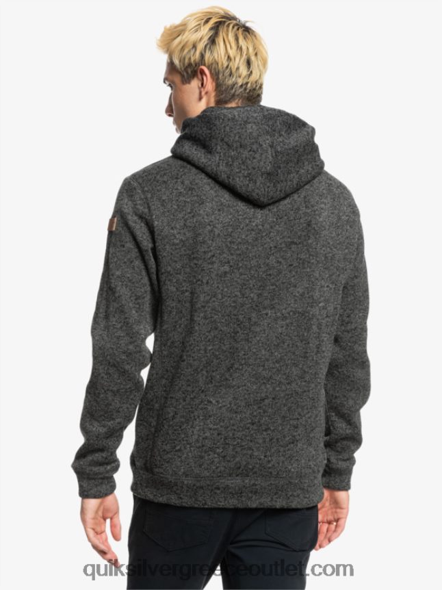 κουκούλα κέλερ Quiksilver άνδρες 66LP841710 σκούρο γκρι ρείκι