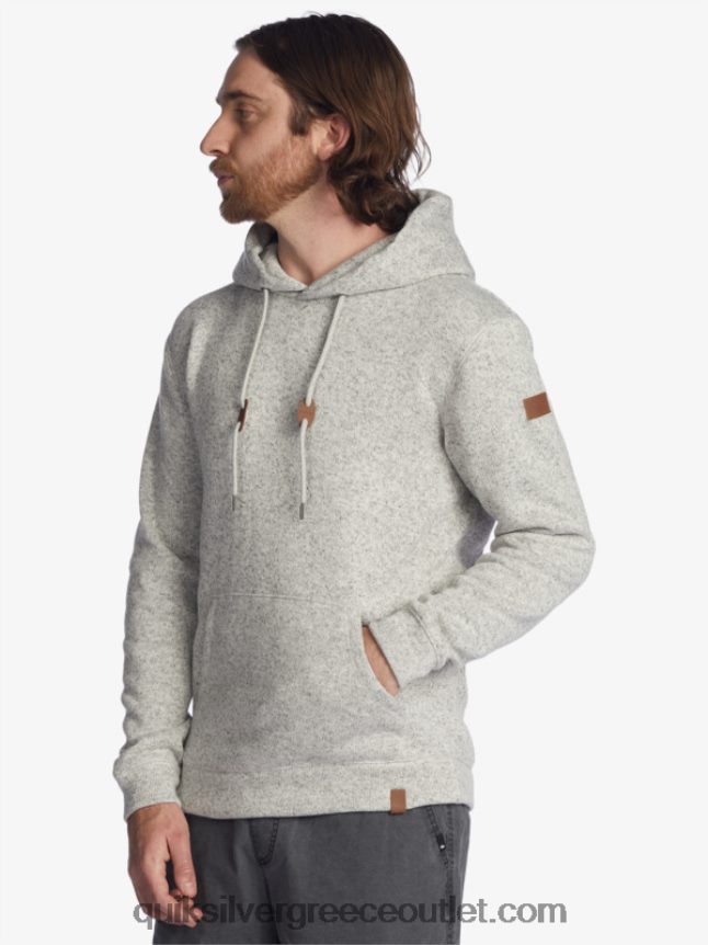 κουκούλα κέλερ Quiksilver άνδρες 66LP841711 ανοιχτό γκρι ρείκι