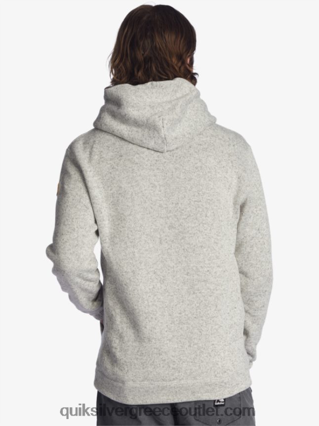 κουκούλα κέλερ Quiksilver άνδρες 66LP841711 ανοιχτό γκρι ρείκι