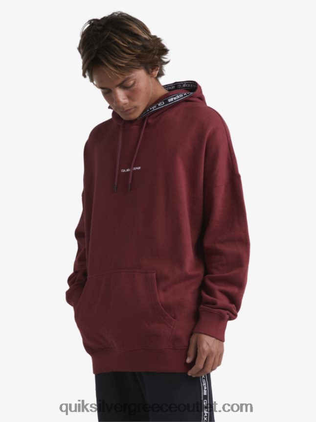 ΦΟΥΤΕΡ με ΚΟΥΚΟΥΛΑ Quiksilver x Stab άνδρες 66LP841804 ρουμπίνι κρασί