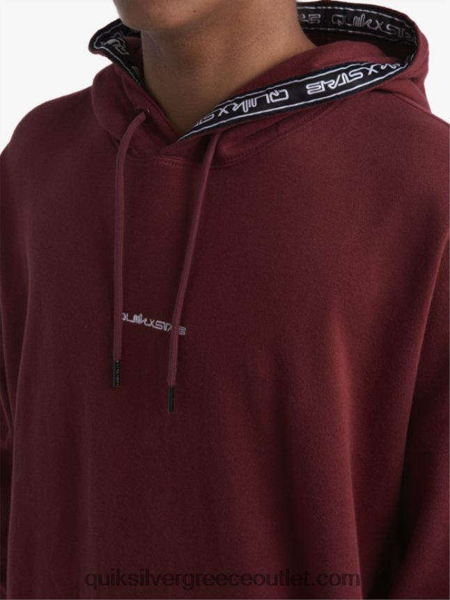 ΦΟΥΤΕΡ με ΚΟΥΚΟΥΛΑ Quiksilver x Stab άνδρες 66LP841804 ρουμπίνι κρασί