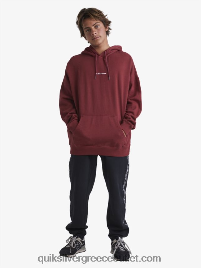 ΦΟΥΤΕΡ με ΚΟΥΚΟΥΛΑ Quiksilver x Stab άνδρες 66LP841804 ρουμπίνι κρασί
