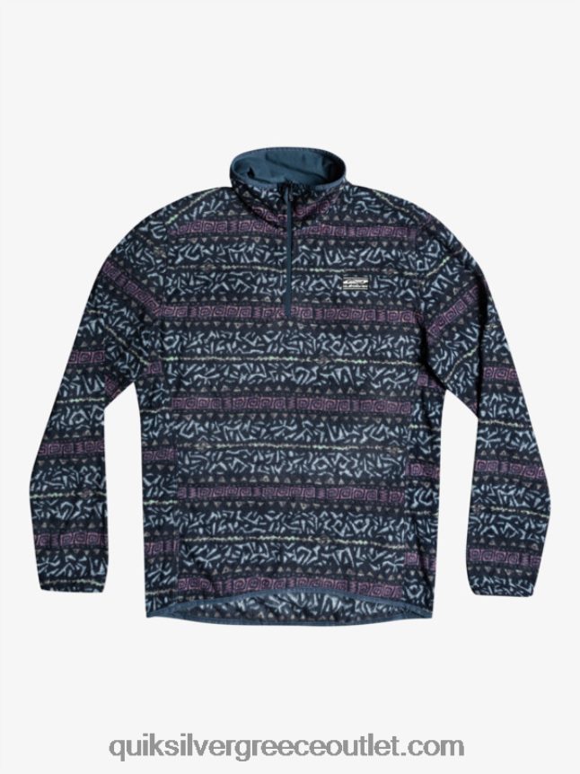 πουλόβερ φλις τέταρτο aker Quiksilver άνδρες 66LP841878 σκονισμένο σκανδιναβικό κανάλι ορχιδέας