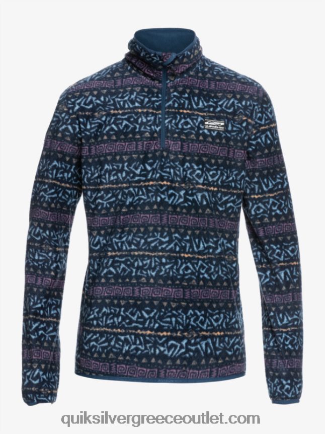 πουλόβερ φλις τέταρτο aker Quiksilver άνδρες 66LP841878 σκονισμένο σκανδιναβικό κανάλι ορχιδέας
