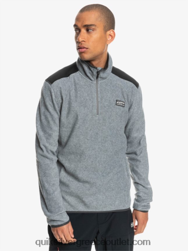 πουλόβερ φλις τέταρτο aker Quiksilver άνδρες 66LP841879 ερείκη γκρι