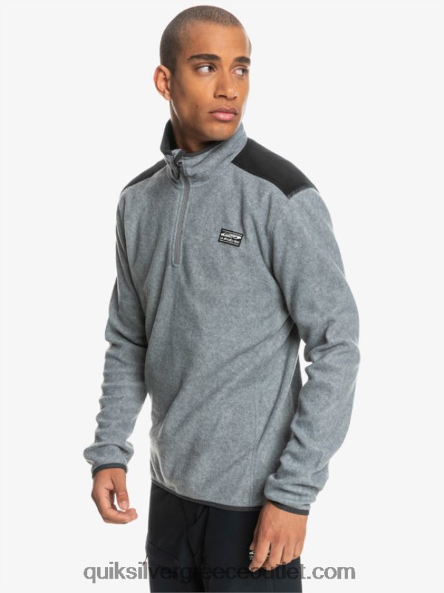 πουλόβερ φλις τέταρτο aker Quiksilver άνδρες 66LP841879 ερείκη γκρι