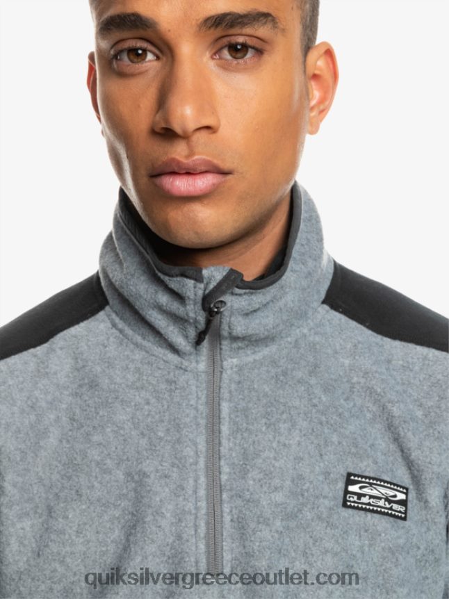 πουλόβερ φλις τέταρτο aker Quiksilver άνδρες 66LP841879 ερείκη γκρι