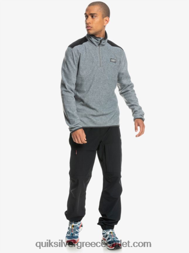 πουλόβερ φλις τέταρτο aker Quiksilver άνδρες 66LP841879 ερείκη γκρι