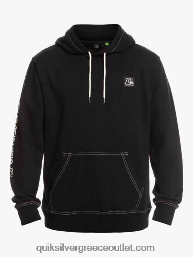 το αυθεντικό hoodie Quiksilver άνδρες 66LP841033 μαύρος
