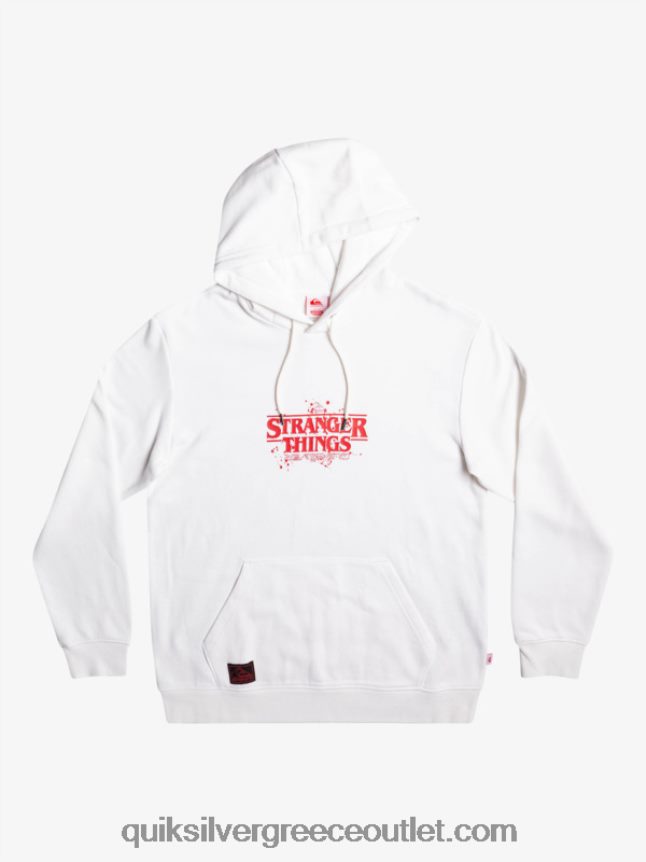 πράγματα επίσημο λογότυπο hoodie Quiksilver x Stranger άνδρες 66LP841807 άσπρο