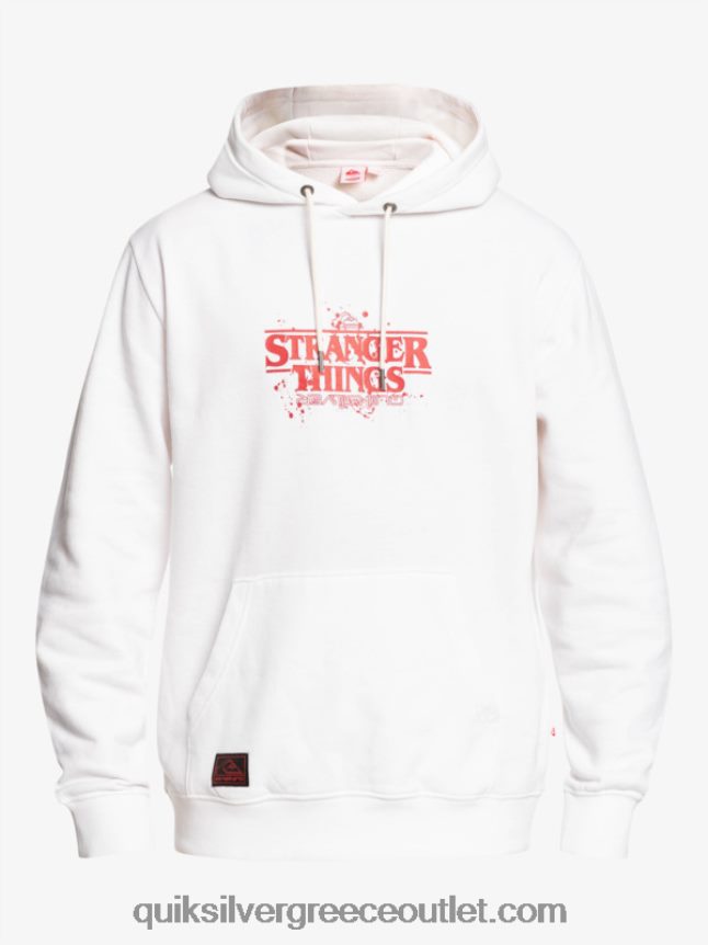 πράγματα επίσημο λογότυπο hoodie Quiksilver x Stranger άνδρες 66LP841807 άσπρο