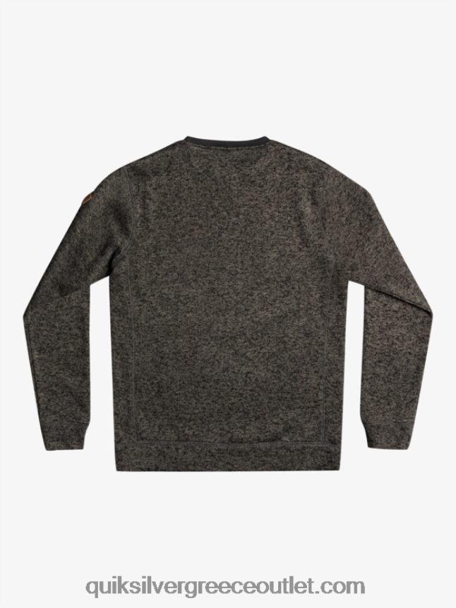 φούτερ keller Quiksilver άνδρες 66LP841423 σκούρο γκρι ρείκι