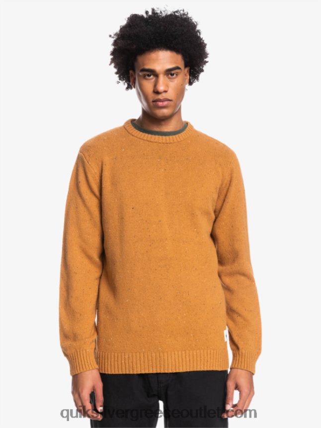 πουλόβερ neppy Quiksilver άνδρες 66LP841826 καστανή ζάχαρη