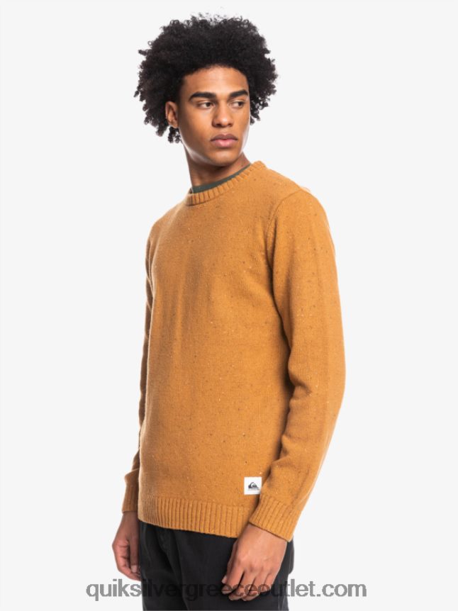 πουλόβερ neppy Quiksilver άνδρες 66LP841826 καστανή ζάχαρη