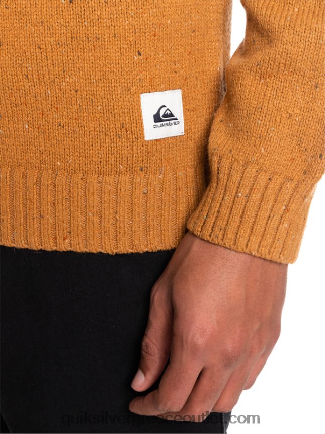 πουλόβερ neppy Quiksilver άνδρες 66LP841826 καστανή ζάχαρη