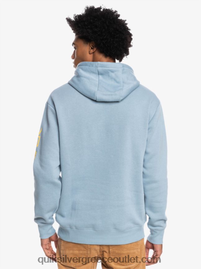 omni logo κουκούλα fleece top Quiksilver άνδρες 66LP841090 μαύρος