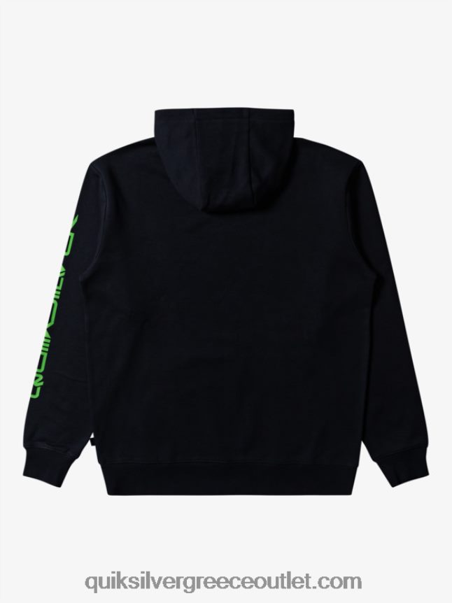 omni logo hoodie Quiksilver άνδρες 66LP84641 μαύρος