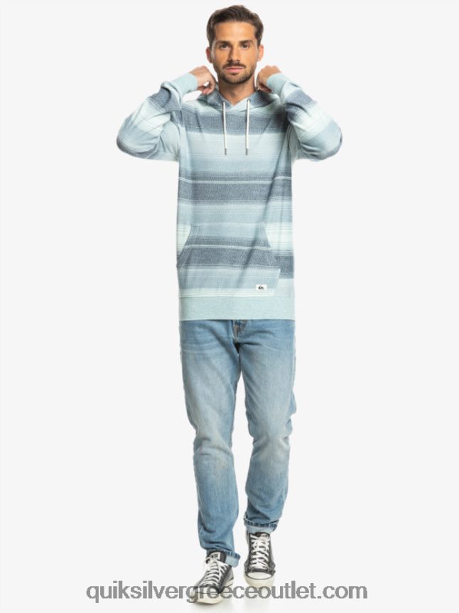 υπέροχο otway hoodie Quiksilver άνδρες 66LP841246 Προβηγκιανό μπλε υπέροχο