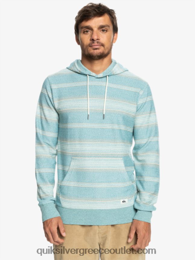 υπέροχο otway hoodie Quiksilver άνδρες 66LP84581 λωρίδα otway μπλε βρετάνης