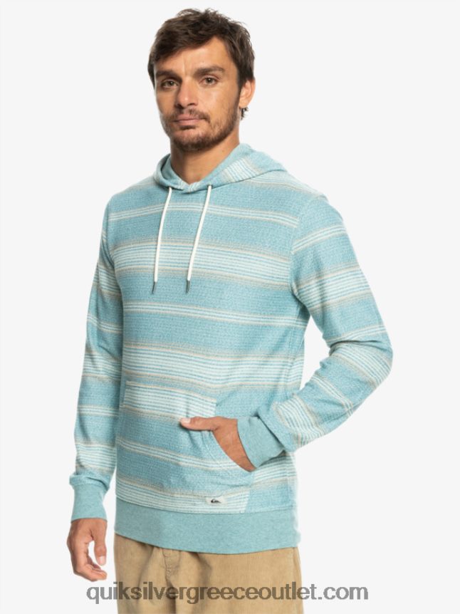 υπέροχο otway hoodie Quiksilver άνδρες 66LP84581 λωρίδα otway μπλε βρετάνης