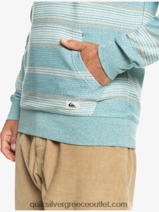 υπέροχο otway hoodie Quiksilver άνδρες 66LP84581 λωρίδα otway μπλε βρετάνης