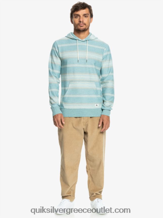 υπέροχο otway hoodie Quiksilver άνδρες 66LP84581 λωρίδα otway μπλε βρετάνης