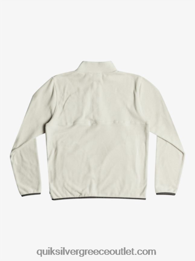 κανένας προορισμός snap fleece πουλόβερ Quiksilver άνδρες 66LP841039 γκρι βιολετί
