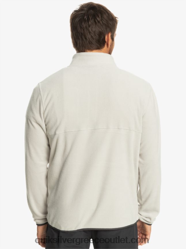 κανένας προορισμός snap fleece πουλόβερ Quiksilver άνδρες 66LP841039 γκρι βιολετί