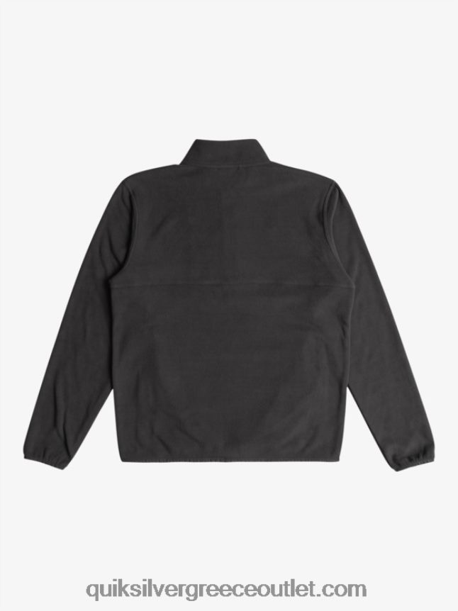 κανένας προορισμός snap fleece πουλόβερ Quiksilver άνδρες 66LP841040 φάντασμα