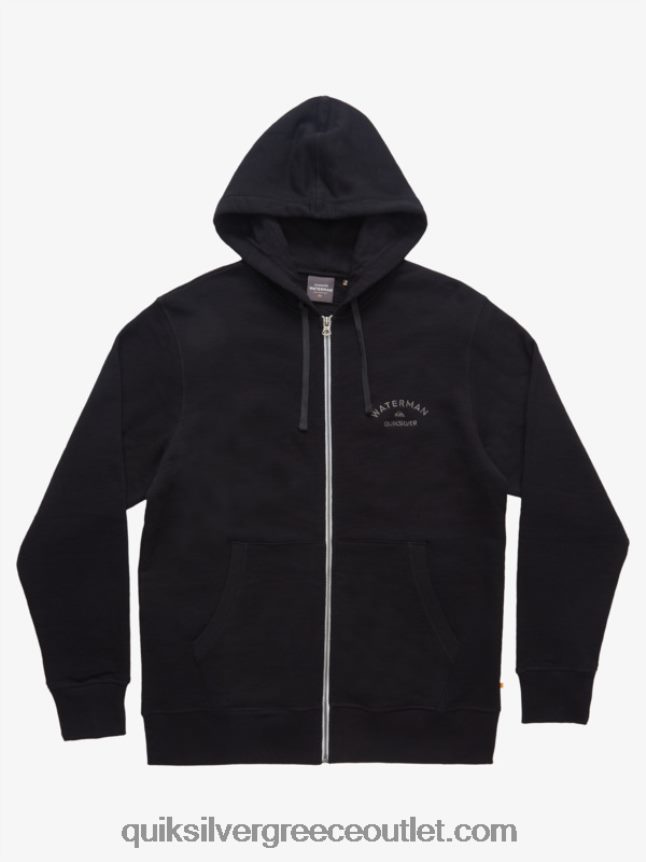 waterman after surf φερμουάρ κουκούλα Quiksilver άνδρες 66LP841420 μαύρος