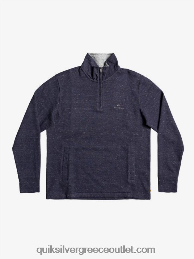 waterman pointurf φούτερ με φερμουάρ mock λαιμόκοψη Quiksilver άνδρες 66LP841801 ναυτικό σακάκι ρείκι