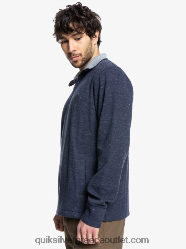 waterman pointurf φούτερ με φερμουάρ mock λαιμόκοψη Quiksilver άνδρες 66LP841801 ναυτικό σακάκι ρείκι