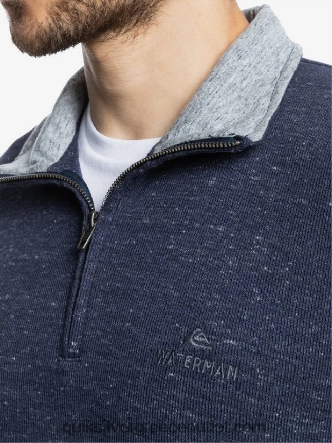 waterman pointurf φούτερ με φερμουάρ mock λαιμόκοψη Quiksilver άνδρες 66LP841801 ναυτικό σακάκι ρείκι
