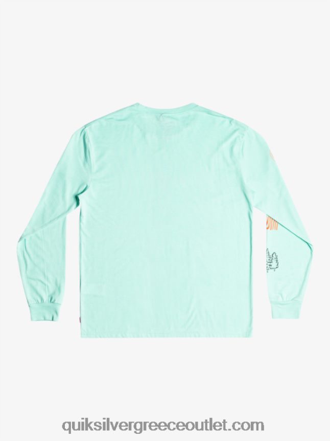 κομμάτι της φύσης μακρυμάνικο μπλουζάκι Quiksilver άνδρες 66LP841037 γυαλί παραλίας