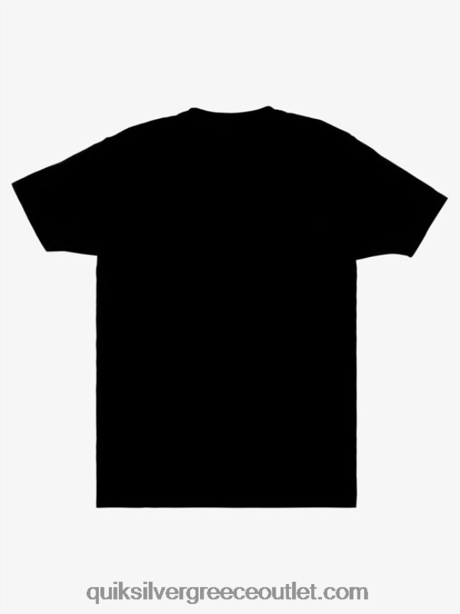 μπλουζάκι υπο αποστολής Quiksilver άνδρες 66LP841044 μαύρος