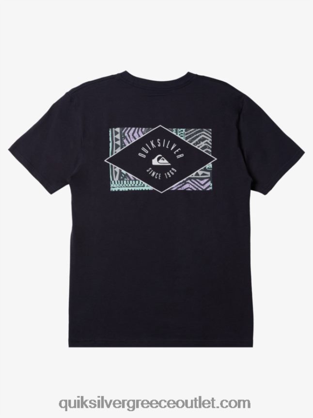 μπλουζάκι σε κυκλική γραμμή Quiksilver άνδρες 66LP841120 ναυτικό μπλέιζερ