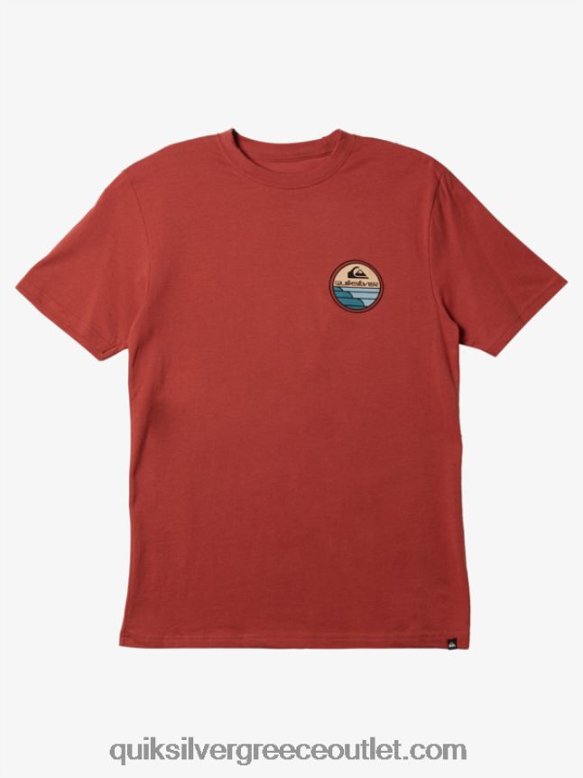 γραφικό ταξιδιωτικό μπλουζάκι Quiksilver άνδρες 66LP841145 Μαρσάλα