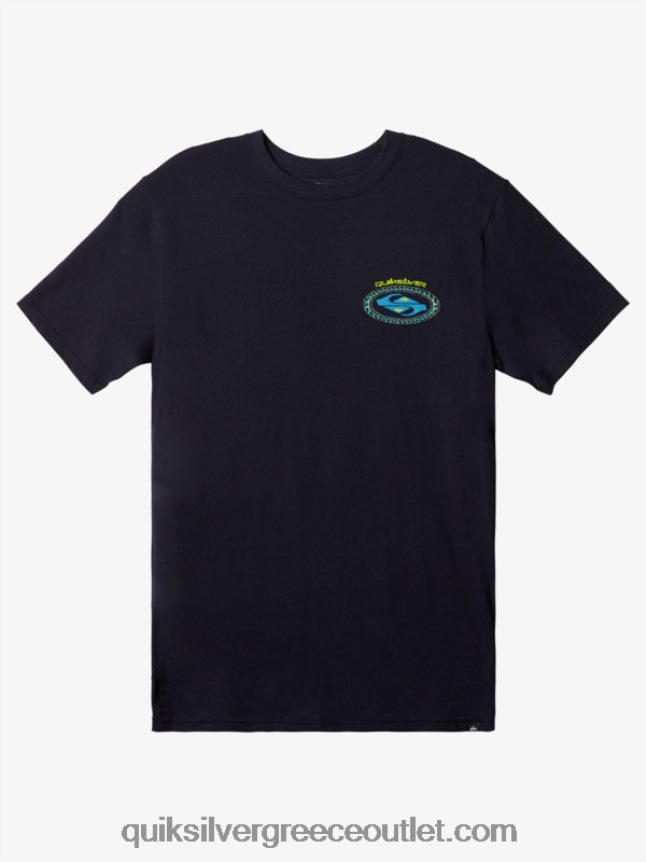 δεύτερο δέρμα μπλουζάκι Quiksilver άνδρες 66LP841153 ναυτικό μπλέιζερ