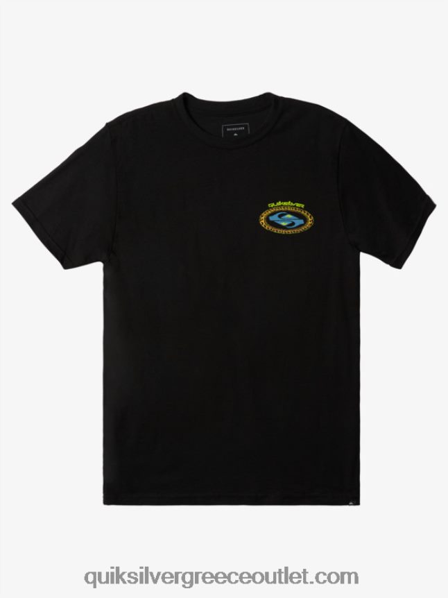 δεύτερο δέρμα μπλουζάκι Quiksilver άνδρες 66LP841154 μαύρος