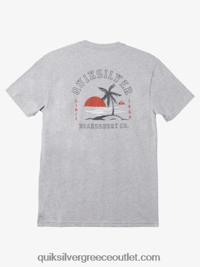 μόνος επιτέλους μπλουζάκι Quiksilver άνδρες 66LP841161 αθλητικό ρείκι