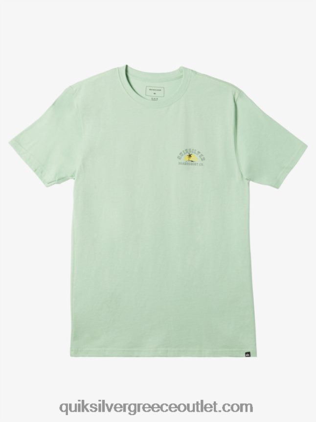 μόνος επιτέλους μπλουζάκι Quiksilver άνδρες 66LP841162 ερυθρελάτη