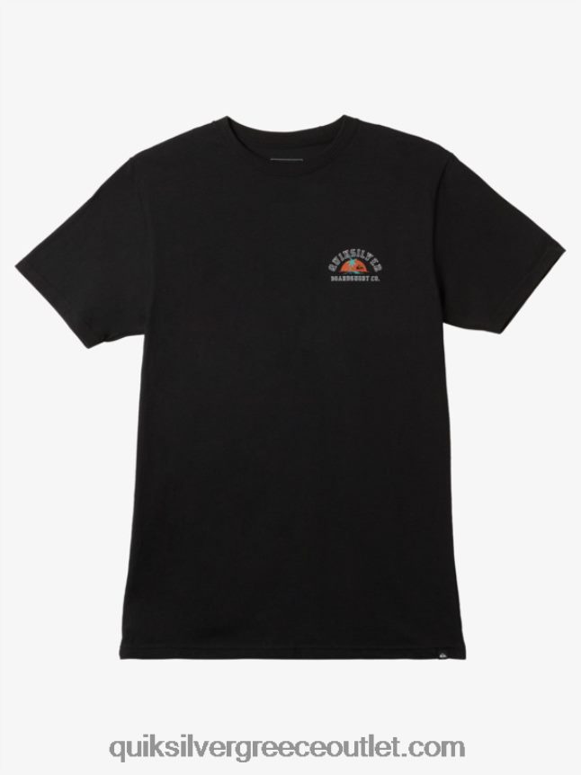 μόνος επιτέλους μπλουζάκι Quiksilver άνδρες 66LP841163 μαύρος