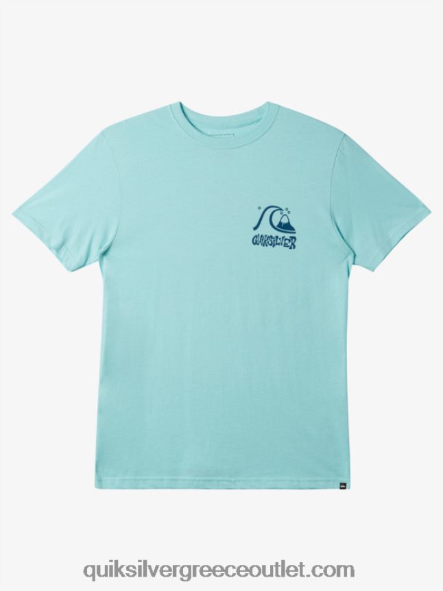 μπλουζάκι διαδρομής διαφυγής Quiksilver άνδρες 66LP84121 μπλε άγγελος