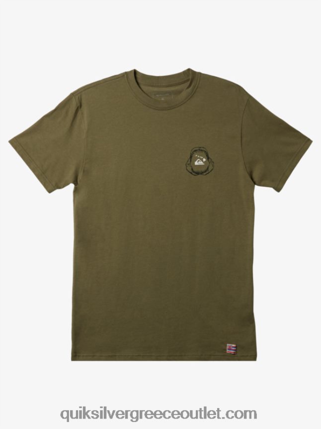 μπλουζάκι της Χαβάης Quiksilver άνδρες 66LP841422 τετράφυλλο τριφύλλι