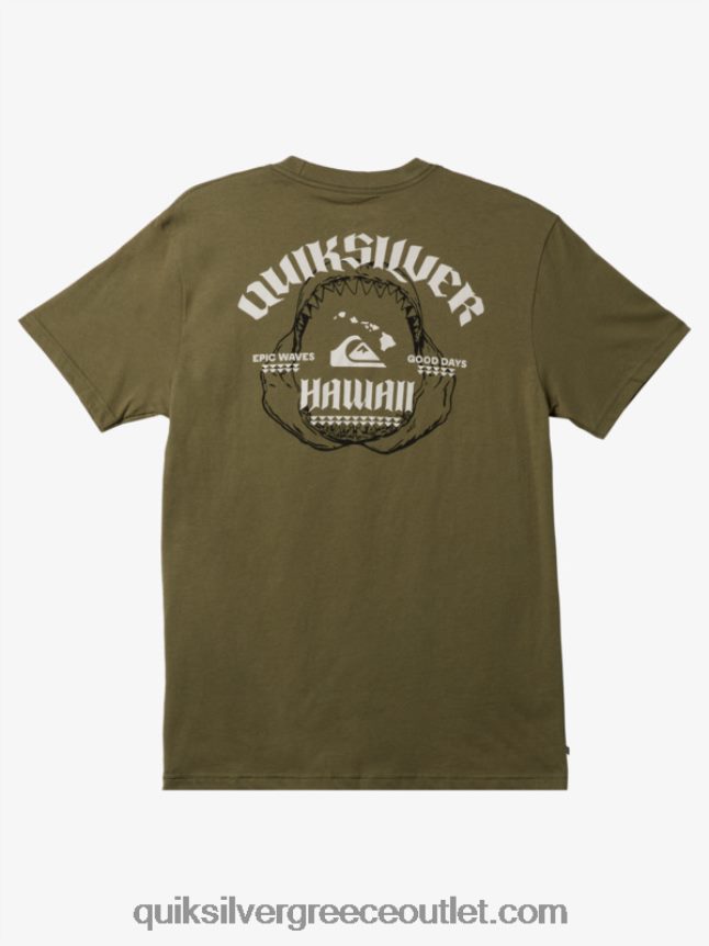 μπλουζάκι της Χαβάης Quiksilver άνδρες 66LP841422 τετράφυλλο τριφύλλι