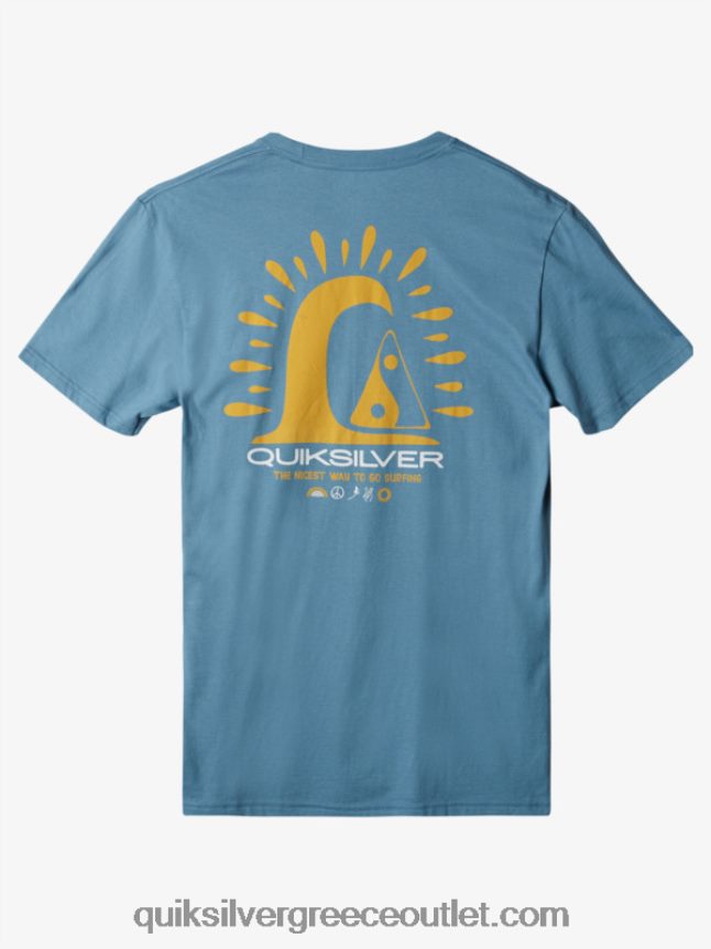 μπλουζάκι στην άκρη Quiksilver άνδρες 66LP841505 επαρχιακός