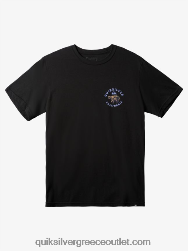 μπορεί να είναι μόνος μπλουζάκι Quiksilver άνδρες 66LP841515 μαύρος