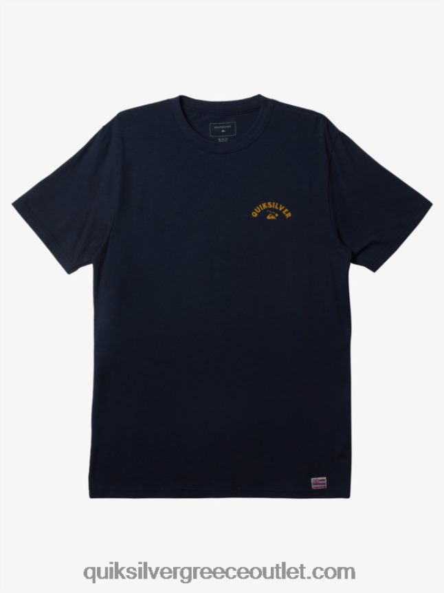 μπλουζάκι με ξυράφι της Χαβάης Quiksilver άνδρες 66LP84158 ναυτικό μπλέιζερ