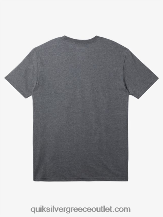 μπλουζάκι κλειδώματος πυρήνα Quiksilver άνδρες 66LP84160 μέτρια γκρίζα ρείκι