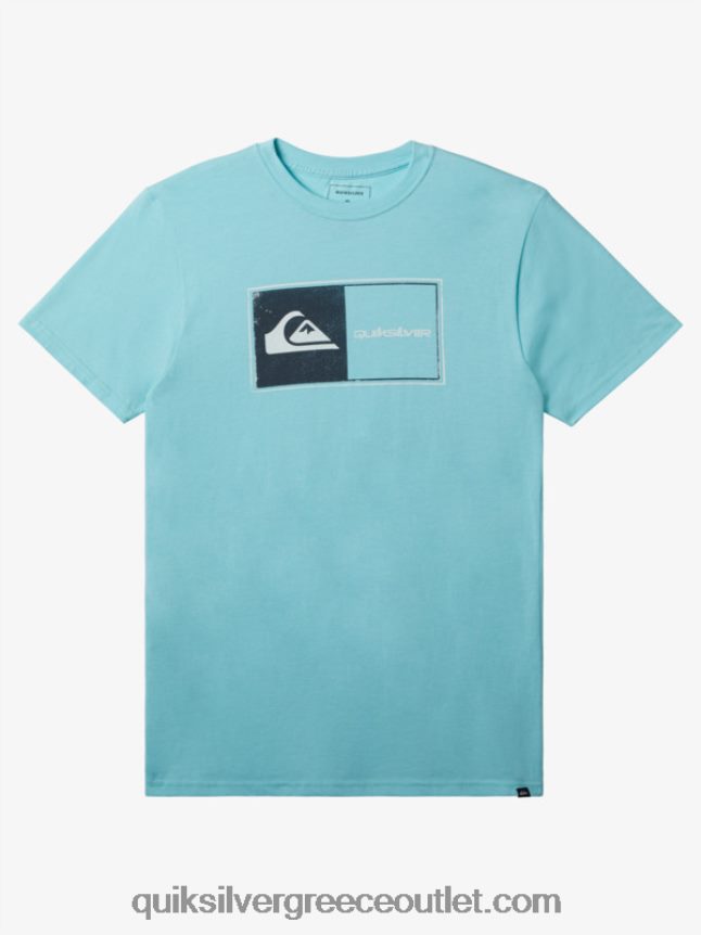 μπλουζάκι κλειδώματος πυρήνα Quiksilver άνδρες 66LP84161 άγγελος μπλε ρείκι